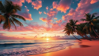 3d Wallpaper Sea Beach