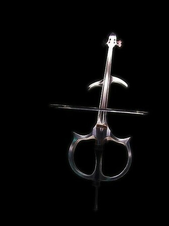 Black Cello Wallpaper Fractal Electric By Den