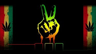 Rasta Peace Background HD Wallpaper Background
