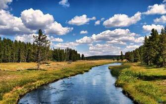 Yellowstone National Park X Widescreen Desktop Wallpaper