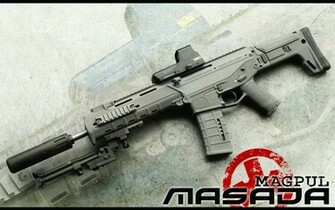 Black Guns Weapons Magpul Acr Rifles Masada Desktop Wallpaper