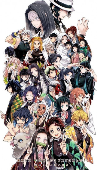 Demon Slayer Group Wallpaper Mobcup