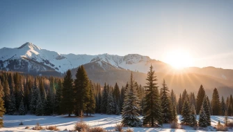 Colorado Winter Scene Computer Wallpaper