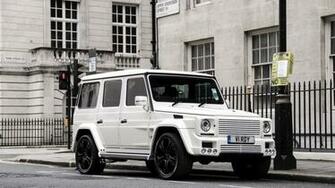 Mercedes Benz G Class On The Street Wallpaper Car