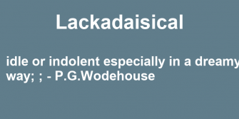 Lackadaisical Definition Wallpaper