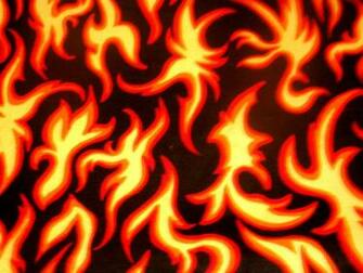 Red Flames Background