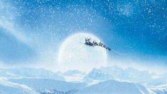Santas Hat Holiday Christmas Abstract HD Wallpaper