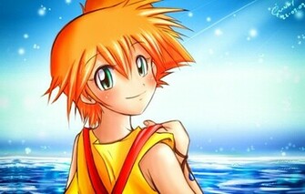 Wallpaper Pokemon Misty Pikachu Anime