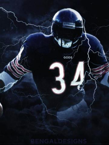 Walter Payton Wallpaper By Bengaldesigns