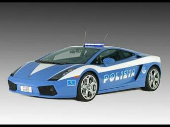 Wallpaper Lamborghini Gallardo Italian State Police
