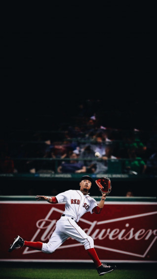 Mlb Wallpaper On Mookie Betts Boston Red Sox S