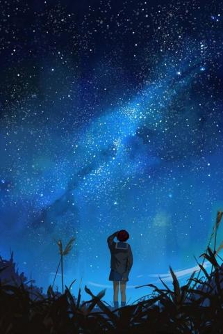 Anime Pictures Hiatus Sky Aesthetic Scenery
