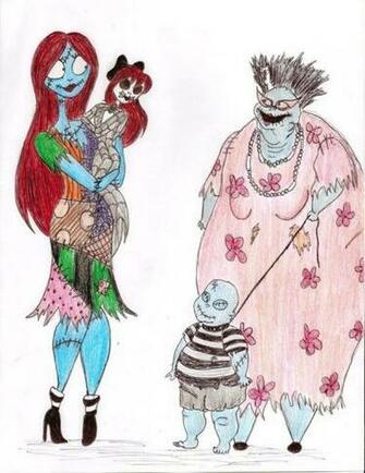 Jack Skellington Image Sally And Baby Judy HD Wallpaper