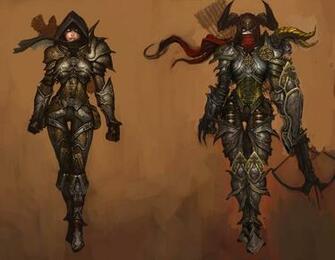 Demon Hunter Diablo Fan Art Wallpaper Pictures