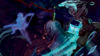 Ekko V Sion Wallpaper By Robynlauart