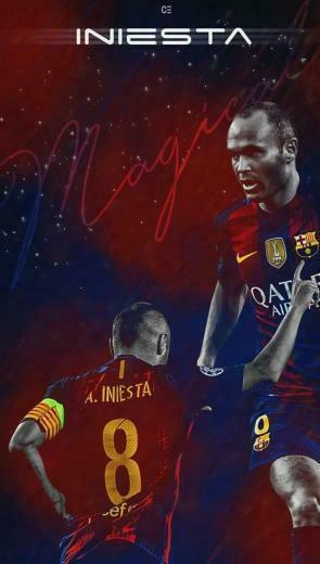Andres Iniesta Of Barcelona Wallpaper Foot Football