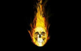Ghost Rider Skull Wallpaper