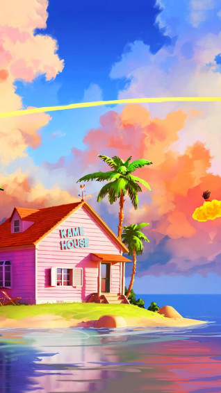 Kame House Wallpaper Discover More Anime Dbz Dragon Ball
