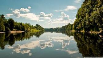 Forest Lake Wallpaper