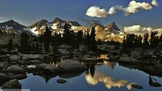 Scenic Mountain Range HD Wallpaper Happy