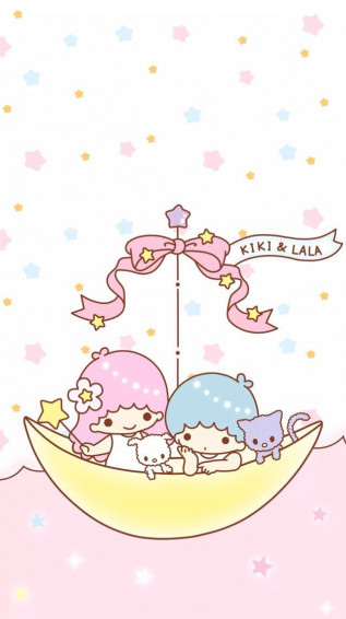 Be Positive Little Twin Stars Star Wallpaper Sanrio