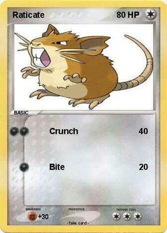 Raticate Pokemon Card Hot Girls Wallpaper