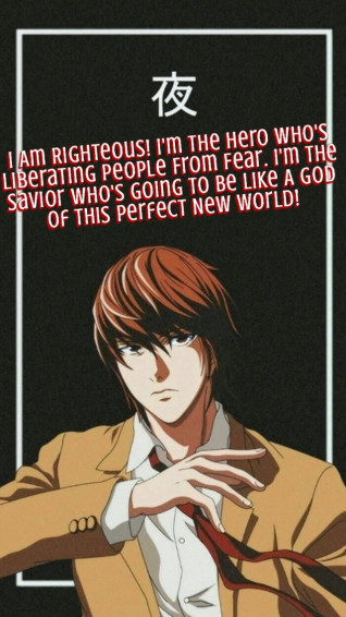 Some Wallpaper With Quotes R Deathnote