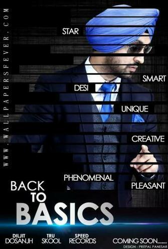 Diljit Dosanjh Poster Back To Basics Album