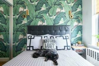 Martinique Banana Leaf Dorothy Draper S Brazilliance Wallpaper