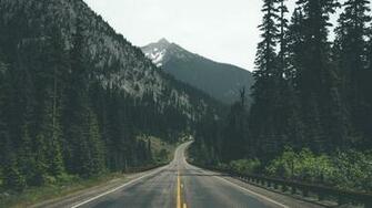 Photography Forest Mountains Road Wallpaper HD Desktop And