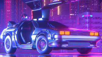 Night Life Delorean Dmc 4k 1440p Resolution HD Wallpaper Image Photo And Picture