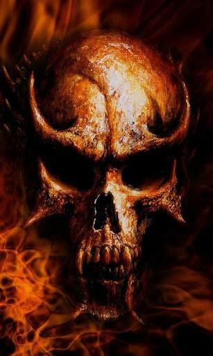 Fire Skulls Live Wallpaper App For Android