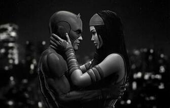 Wallpaper Girl Rendering Mask Marvel Daredevil Matt Murdock