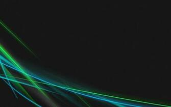 Blue And Green Neon Curves Wallpaper
