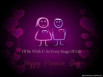 Promise Day Wishes Greeting Card Wallpaper New HD