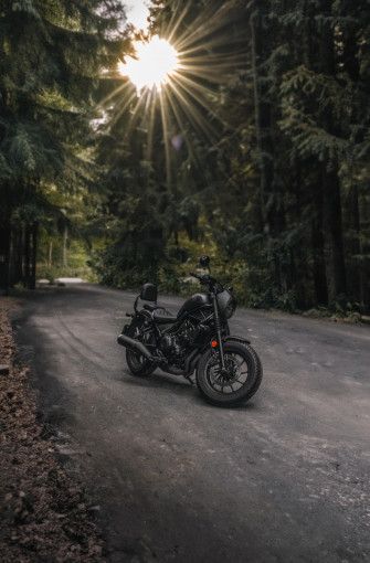Evening Ride On Honda Rebel X R Motorcycleporn