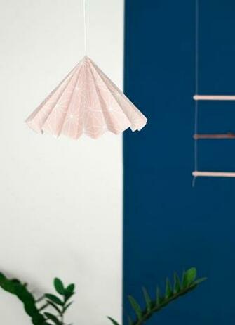 Wallpaper Into A Lampshade