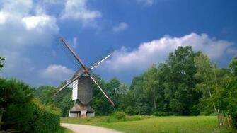 Windmill Computer Wallpaper Desktop Background