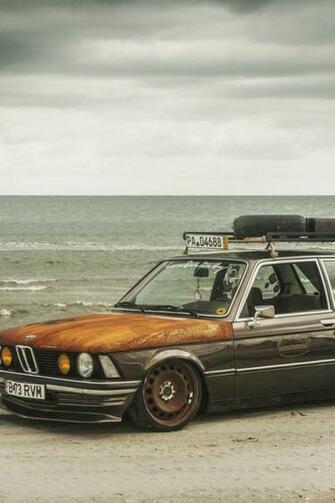Wallpaper Bmw E21 Stance Tuning iPhone