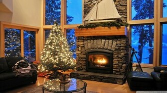 Fireplace Christmas Wallpaper