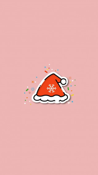 Aesthetic Simple Phone Christmas Wallpaper HD