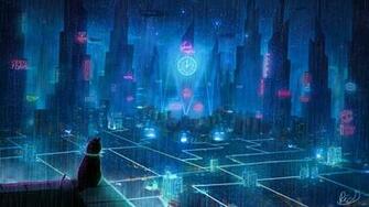 Please Animate Background Make Neon Breathe Or Glow And