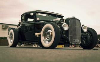 Hot Rod Car HD Desktop Wallpaper 3d