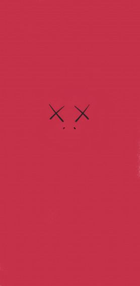 Kaws Red Wallpaper R Mobilewallpaper