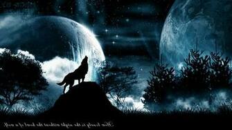 Galaxy Wolf Wallpaper Image