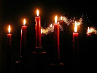 Christmas Candles Wallpaper