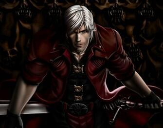 Art Devil May Cry Dante Guy Gun Sword Wallpaper