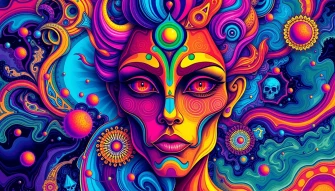 Trippy Face Wallpaper