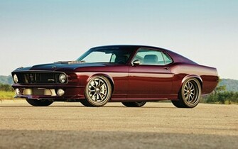 Muscle Cars Vehicles Ford Mustang Red American Wallpaper
