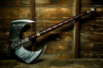 Gray And Lack Battleaxe Axes HD Wallpaper